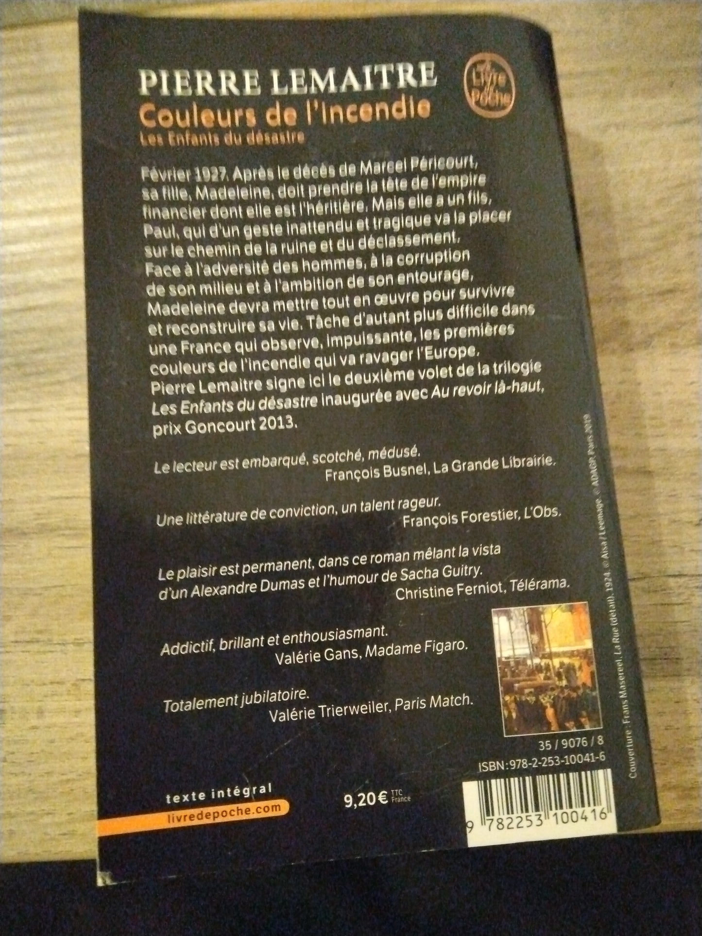 Couleur de l'incendie