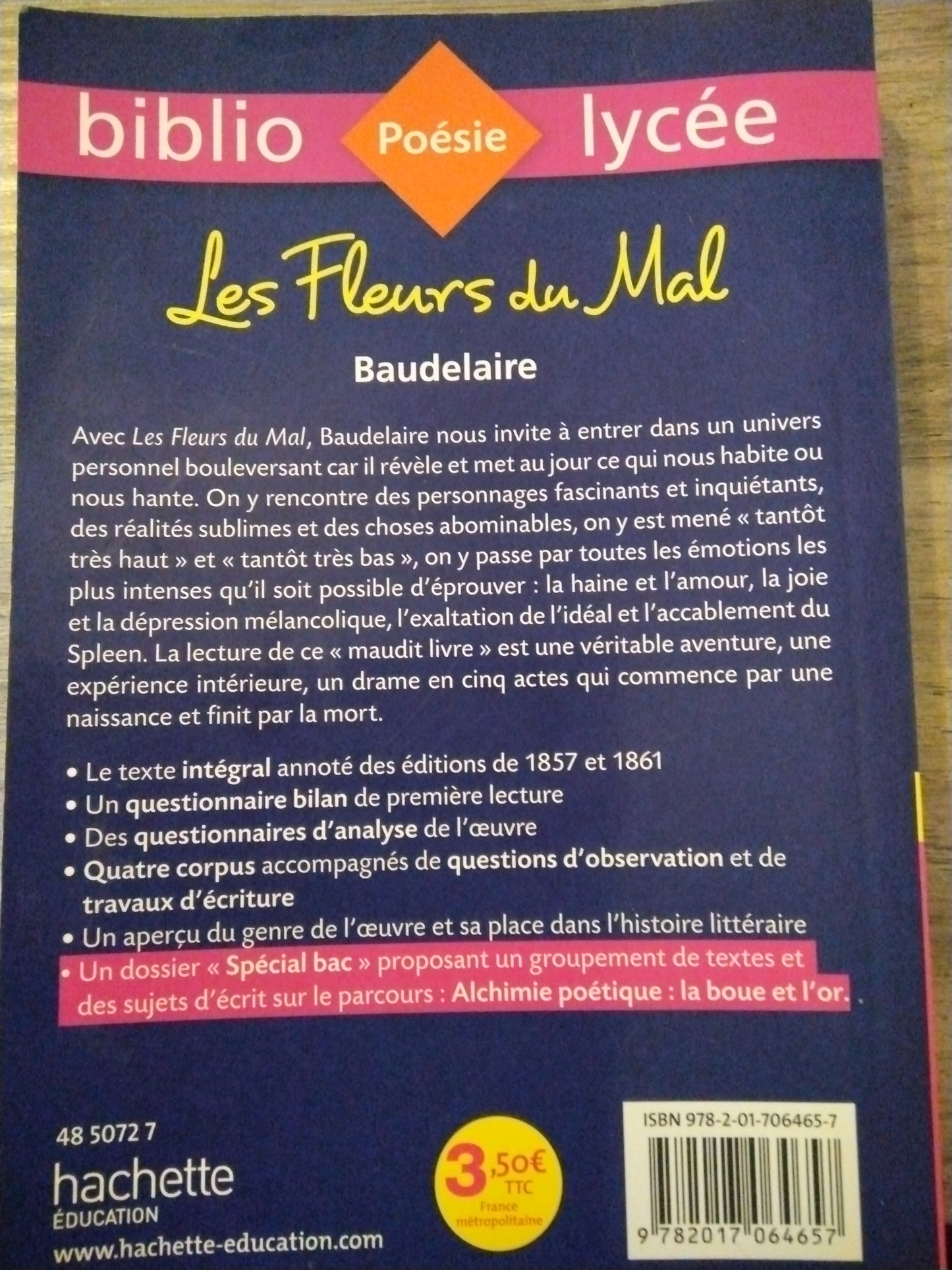 Les fleurs du mal