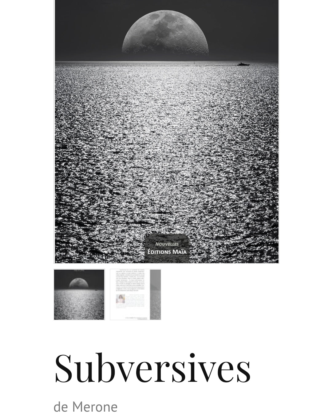 Subversives, auteure Lovely Merone